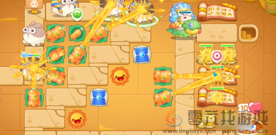 保卫萝卜4法老归来119关通关攻略(图4)